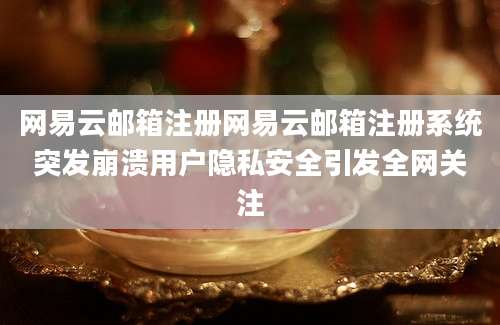 网易云邮箱注册网易云邮箱注册系统突发崩溃用户隐私安全引发全网关注