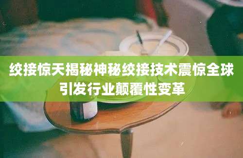 绞接惊天揭秘神秘绞接技术震惊全球引发行业颠覆性变革
