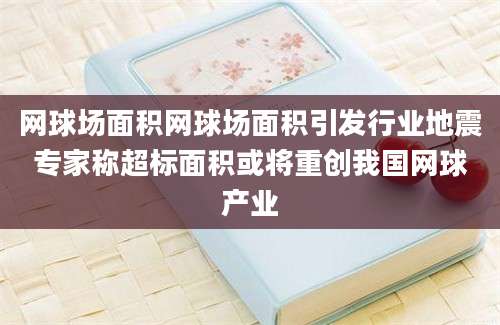 网球场面积网球场面积引发行业地震专家称超标面积或将重创我国网球产业