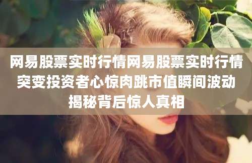 网易股票实时行情网易股票实时行情突变投资者心惊肉跳市值瞬间波动揭秘背后惊人真相