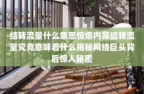 结转流量什么意思惊爆内幕结转流量究竟意味着什么揭秘网络巨头背后惊人秘密