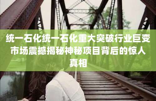 统一石化统一石化重大突破行业巨变市场震撼揭秘神秘项目背后的惊人真相