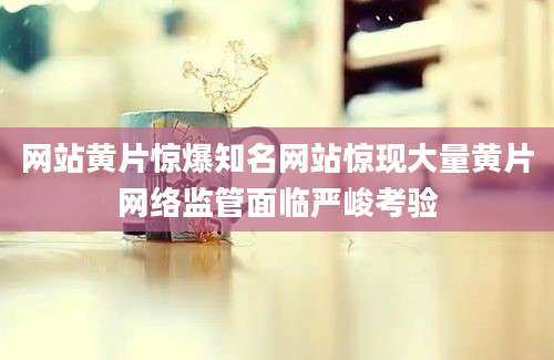 网站黄片惊爆知名网站惊现大量黄片网络监管面临严峻考验