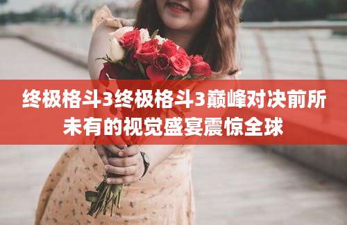 终极格斗3终极格斗3巅峰对决前所未有的视觉盛宴震惊全球
