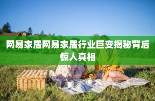 网易家居网易家居行业巨变揭秘背后惊人真相
