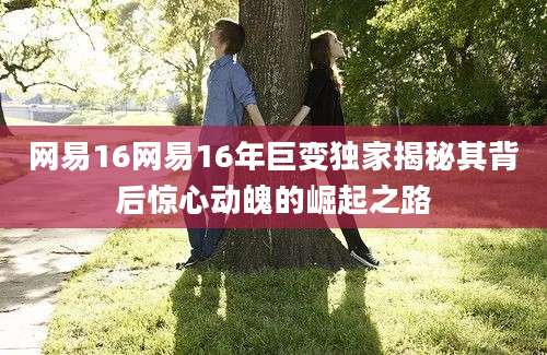 网易16网易16年巨变独家揭秘其背后惊心动魄的崛起之路