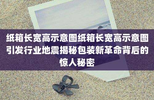 纸箱长宽高示意图纸箱长宽高示意图引发行业地震揭秘包装新革命背后的惊人秘密