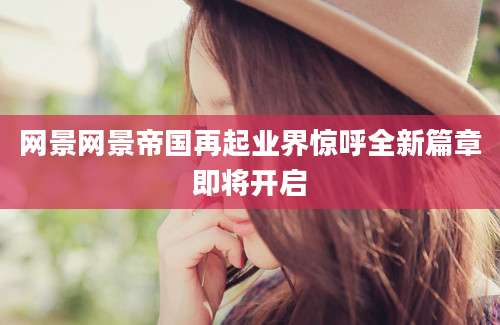 网景网景帝国再起业界惊呼全新篇章即将开启
