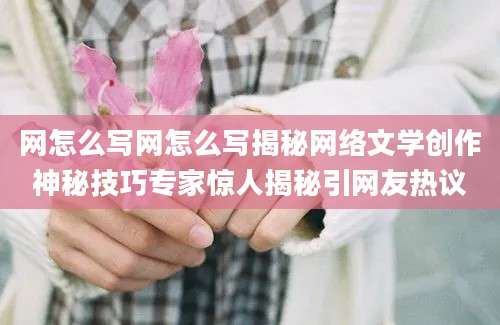 网怎么写网怎么写揭秘网络文学创作神秘技巧专家惊人揭秘引网友热议