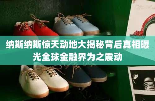 纳斯纳斯惊天动地大揭秘背后真相曝光全球金融界为之震动