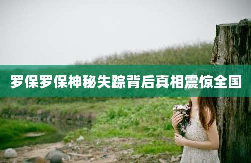 罗保罗保神秘失踪背后真相震惊全国