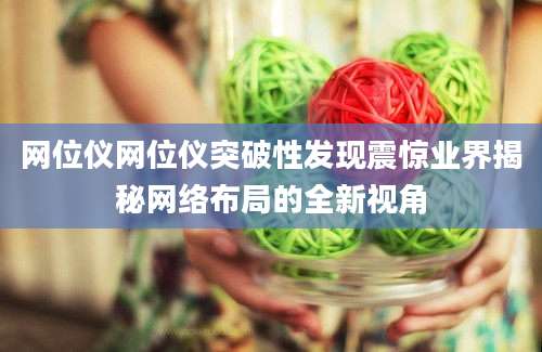 网位仪网位仪突破性发现震惊业界揭秘网络布局的全新视角