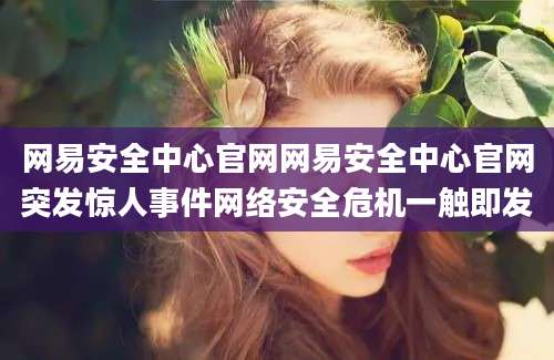 网易安全中心官网网易安全中心官网突发惊人事件网络安全危机一触即发