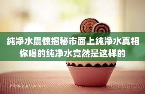 纯净水震惊揭秘市面上纯净水真相你喝的纯净水竟然是这样的